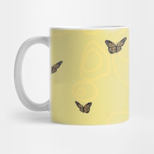 Yellow Butterflies Mug